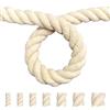 FOSER Corda di cotone, Filo macramè, Corda di cotone per artigianato fai da te, Progetti decorativi, Giocattolo per animali domestici (30mm(5M))