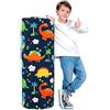 Lansls Sacchi a Fagiolo/Fodera per pouf cilindrica, Contenitori a Colonna Per Giocattoli Di Peluche, Oggetti e Sedili Per Bambini, Ragazzi e Ragazze, Telo Da Vela, Divano Per Bambini (Non Imbottito) (B)