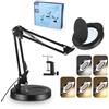 Strixorn Lente LED Con Luce E Supporto, Ingrandimento 15x, Lampada Da Scrivania 2-In-1 Con Base E Morsetto, 5 Modalità Di Colore Regolabili, Braccio Orientabile A 360° Per Leggere, E Hobby A Mani Libere