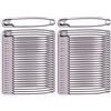 JieGuanG Spille Di Sicurezza, 50 Pezzi 45mm Safety Pins, Safety Pins Per Abbigliamento, Artigianato, Casa E Ufficio, Crafting (Argento) (L)
