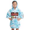 Marvel Spiderman Asciugamani Bagno con Cappuccio Ragazzi Poncho Bambino Telo Mare Bambini (Blu Avengers, 6-14 Anni)