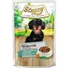 Stuzzy, Cibo Umido per Cani Adulti al Gusto Prosciutto, Sfilaccetti (24 Buste da 100g)