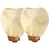 Hydrogarden Cappuccio Protezione Piante, Copertura per svernamento in Tessuto Non Tessuto 80 g/m² Protezione Contro Gel per Piante in Vaso e Rose (180x120 cm) - 2pc