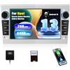 SIXWIN 2+64G Android 13 Autoradio con CarPlay/Android/Mirror Link per Opel Corsa d/Astra h/Zafira b/Meriva,7 Pollici TouchScreen Schermo Navigatore WiFi Bluetooth RDS/FM USB(Argenteo)