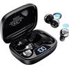 LESUN Open Ear Cuffie 5.4, Cuffie per Dormire con HiFi e Bassi Profondi, Auricolari Bluetooth Ultra Compatti da 32 Ore con Doppia Modalità Intelligente (Giorno + Notte), Cancellazione del Rumore, IP5