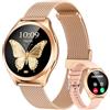 NONGAMX Smartwatch Donna con Effettua Orologio Chiamate: 1.27 Smart watch con Bluetooth 5.2 Contapassi Sonno 100+ Modalità Sportivo Fitness Tracker IP68 Impermeabile Contapassi Polso Compatibile Android iOS