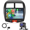 Hodozzy 8 Core Autoradio 4G+64G per Citroen C4 (2007-2013) / Mitsubishi ASX 2010-2016/ Peugeot 4008 (2012) Android 10,1 Pollici Touch Screen GPS Carplay Android Auto, 2 Din Radio Bluetooth DSP WiFi