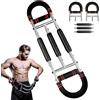 Shenkon Tech Twister Armtrainer,Armtrainer für Zuhause，40-200 Lb Verstellbares BrusttrainingsgeräT, Armtrainer, Twister-Armtrainer, Tragbare Power-Twister-Stange,Fitness üBe (Rot, Dreifachfedern)