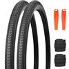 ZUKKA 2PSC, pneumatici da bicicletta, 26 x 2,125 pollici, pieghevoli, 30 TPI, 54 - 559, ricambio pieghevole per cruiser bike, mountain bike, bici pieghevole BMX City Bike