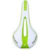 VOANZO Memory Sponge Bike Sella Mountain Bike Cuscino Cuscino Sedile con Zona di Scarico Centrale e Design ergonomico Adatto per Bici da Strada e Mountain Bike (Verde e Bianco)