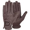 AK Riding Sports AK Horse Riding Gloves Ladies, Men & Kids Equestrian Gloves with Stones Guanti da equitazione AKRS-6710 (XS, Brown)