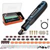 Gbformat Penna per Incisione Elettrica con 96 Bit, Senza Fili Mini Trapano Utensile Rotante Multifunzione, Ricaricabile USB Strumenti Rotanti Portatile Per Incidere, Forare, Tagliare, Smerigliare