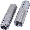 SKIR'CO (8 pezzi) Goccia zigrinata in ancore M16 x 65 mm, Manicotto per bulloni di espansione, Tasselli da parete, Ancoraggio in calcestruzzo