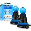 SOFOC HP24W Lampadina 12V Luci Diurne Bianco DRL Luci di Posizione Fari Per Modelli C5 24W Lampadina PG20-1 Non Polarizzata 2Pezzi