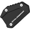 Modeer Supporto per Honda Goldwing GL1800 2002~2017, Supporto Laterale CNC per Moto, Cuscinetto di Prolunga per Piedi, Accessorio Goldwing GL 1800 (Nero)