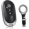 OFF WE GO Custodia Chiave Cover Chiave Guscio Chiavi per Mercedes Benz C E G S W206 W223 GLC X254 EQS V297 EQE V295 S300 S350 S400 Coprichiave Macchina Copri Chiavi Telecomando Auto Portachiavi, Nero