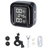 CGEAMDY Motorcycle TPMS Sistema di Monitoraggio Pressione dei Pneumatici, Monitor Pressione Pneumatici Moto, Allarme Pressione Pneumatici Temperatura Monitor in Tempo Reale per Moto Due Ruote