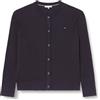 Tommy Hilfiger Donna Cardigan Curve in Cotone, Blu (Desert Sky), 54