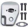 UYTGFO Misura for Husqvarna 235 236 240 235E 240E for Jonsered CS 2234 2238 Motosega Sostituire 545008026 Silenziatore Di Scarico Guarnizione Bulloni Kit