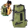 PETCUTE zaino per cani gatti Borsa trasportino Porta Cani Zaino Trekking per Gatti Regolabile Zainetto per Viaggi Animali Taglia Media Carico Massimo 5 kg Erba verde
