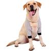 SYHSYC Tutore per gomito per cani - Gomito elastico per cani - grigio - cotone - recupero postoperatorio, prevenzione delle lesioni, supporto per artrosi, sollievo dall'ansia