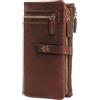 Lavalen® Portafoglio Donna Pelle Vera - Portafoglio Donna Firmato Grande Capacità con RFID - Porta Tessere Elegante - Porta carte di crédito - Portamonete Idea Regalo Perfetta, Marrone