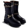 GIOSEPPO STIVALI BIKER PELLE CON OCCHIELLI BELLAIRE