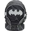DC Comics Batman - Licenza ufficiale Zaino Scuola 3 Tasche - Inserti catarifrangenti argento per la massima sicurezza - spallacci imbottiti e fondo preformato - 31x43x24cm