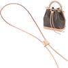 WADORN Tracolla con Coulisse in Pelle PU per Borsa A Secchiello Noe, Borsa Staccabile da 93 cm Cinturino con Cordino di Ricambio Borsa all'Uncinetto Fai da Te Mazzi con Coulisse per Borsa, Albicocca