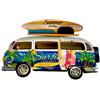 DiiliHiiri Poster Retro Vintage Decorazione Surf Hippie Surf Van Targa Metallico Artigianato Accessori Decorazione della Casa - Surfing Beach Club
