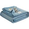 Yekuhe Primaverile Estivo Copriletto Trapuntino Cotone Per Letto Per Singolo/ Matrimoniale/Una Piazza e Mezza Morbida Coperta Leggera Trapunta Estiva Morbido E Confortevole(Color 6,180x200cm/only 1 Quilt)