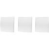LEOFLA 3 Pannelli A Led 48W Quadrati 60 X 60 Cm Plafoniera Ad Incasso A Luce Fredda