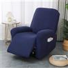 ABZDUNG Copripoltrona Relax Reclinabile Universale, Jacquard Fodere Poltrona Relax Elasticizzato Copripoltrona 1 Posto con Tasca Copripoltrona Reclinabile Fodere per Poltrone Rimovibile(H)
