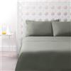 Bassetti Completo letto lenzuola pop color Matrimoniale Singolo e piazza e mezza Tinta Unita Double (V9 Camuflage, Singolo)