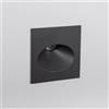 LEDKIA LIGHTING Segnapasso Esterni LED 3W Incasso Parete Quadrato Grigio Coney 4000K Bianco Naturale