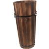 GALPADA Portaombrelli In Legno Portaombrelli Moderno Nordico Tubo Per Ingresso Legno Marrone