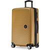 Hauptstadtkoffer Mitte - Valigia Media Rigida, TSA, 4 Ruote, Bagaglio da Stiva con Espansione di Volume di 8 cm, 68 cm, 88 L, Oro Autunno