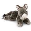 NICI 62604 Asinello di peluche morbido, tenero pupazzo per coccole e giochi, per adulti e bambini, 20 cm, grigio