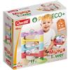 QUERCETTI 86515 Migoga Tower Sound Eco, Pista Biglie per Bambini 18m+, Gioco Educativo con 3 Biglie Sonore, Stimola Coordinazione e Motricità Fine, Materiali Ecologici e Sicuri, Giocattolo Montessori