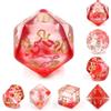 Epic Forge Set di 7 dadi multiformato con scatola - Crimson Light