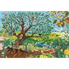 Schmidt Spiele 56573 animali in giardino, 60 pezzi puzzle per bambini fatto di tavola di erba