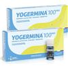 ALGILIFE Yogermina 100, Flaconcini Fermenti Lattici Probiotici e Prebiotici per Intestino, 16 miliardi CFU, sostegno in caso di Intestino Pigro Gas Intestinali e Gonfiore (2 Confezioni da 7 dosi)
