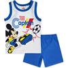 Disney Pigiama Bambino Mickey Mouse Canotta e Pantalone Corto Estivo Cotone 6581