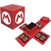 BAYINBROOK Porta Schede per Nintendo Switch - Custodia Compatta da 16 Giochi (5,7 cm) - Design Carino e Portatile - Ideale per Viaggi - Accessorio Gamer e Protezione Schede (M RED)
