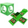 BAYINBROOK Porta Schede per Nintendo Switch - Custodia Compatta da 16 Giochi (5,7 cm) - Design Carino e Portatile - Ideale per Viaggi - Accessorio Gamer e Protezione Schede (L GREEN)