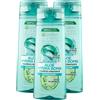 FEI FAN Shampoo Idratante ALOE HYDRA BOMB, Con Gel Di Aloe Vera e Acido Ialuronico. Per Capelli Disidratati, Senza Siliconi 250ml (3 Flaconi)