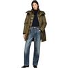 Tommy Hilfiger Donna Parka Nylon Mix Padded Parka Imbottito, Multicolore (Army Green), S