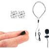CooMax Auricolari Spia Nascosto Vip Pro Auricolare Invisibile con Microfono in Cavo Telefono per Esami - Mini Cuffia Spia Invisibili Piccolo Copiare (Auricolari Spia Vip Pro UltraMini + Microfono)