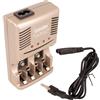 A2ZWORLD Caricabatterie Universale, Per Pile Ricaricabile 9V AA AAA Ni-Cd Ni-Mh, Presa EU Da Rete Casa 220V