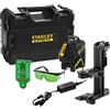 STANLEY FMHT77617-1 Livella multilinea SLG-2V Litio Laser Verde Gamma Fatmax - Portata 30 m/50 m con un rilevatore - Protezione IP54